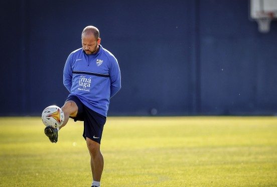 José Alberto López sparket fra Málag CF. Foto © Málaga CF