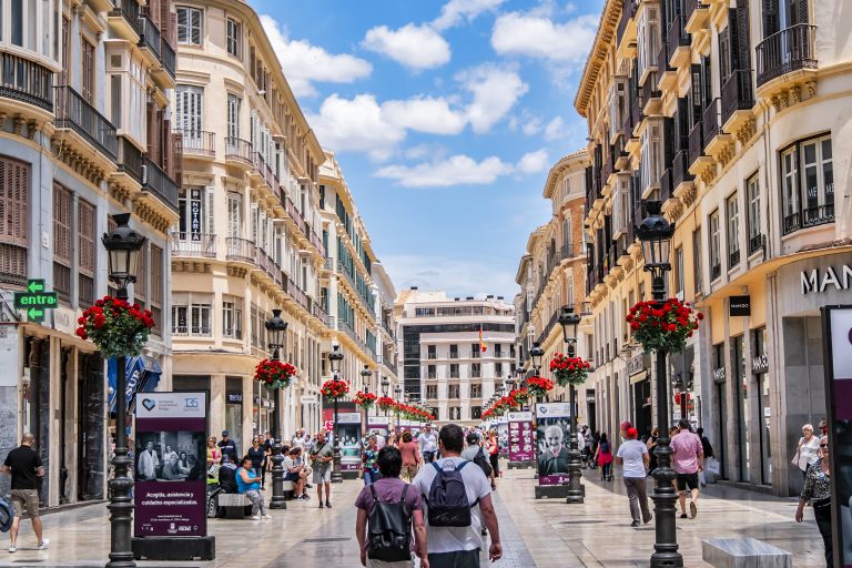 Hovedstrøket i Málaga blant Spanias dyreste