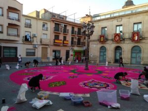 Sagflisteppene i Elche de la Sierra