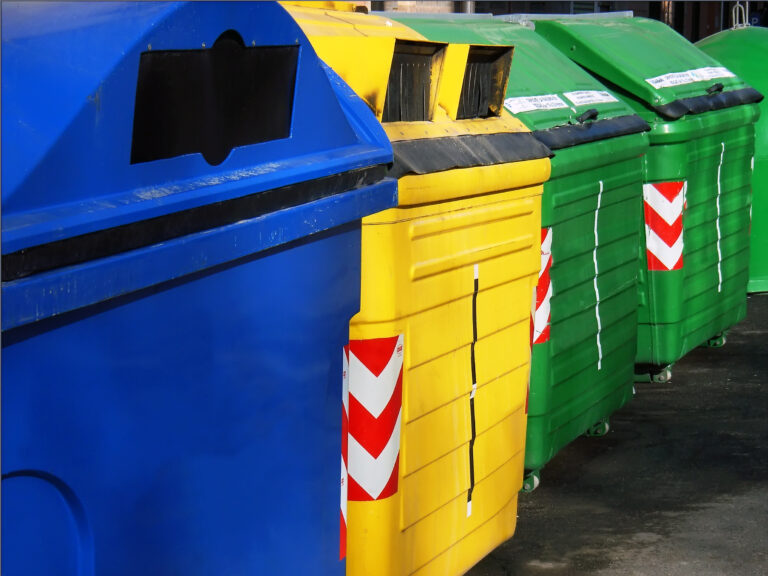 Recycle,Bin,Containers,To,Separate,Materials,(majorca,-,Balearic,Islands