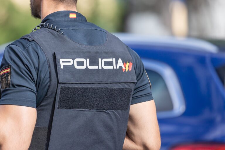 Madrid,,Spain.,June,,25,,2022.,National,Police,Officer.,Spanish,Policeman