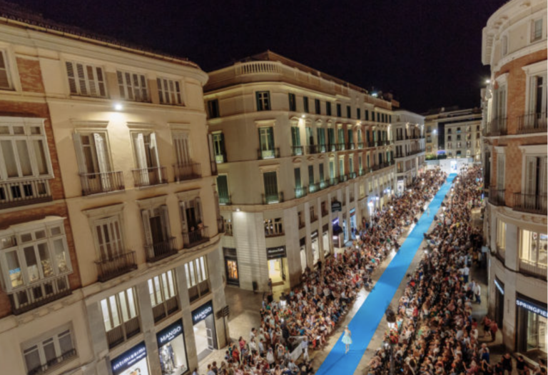 Enormt moteshow i Málaga