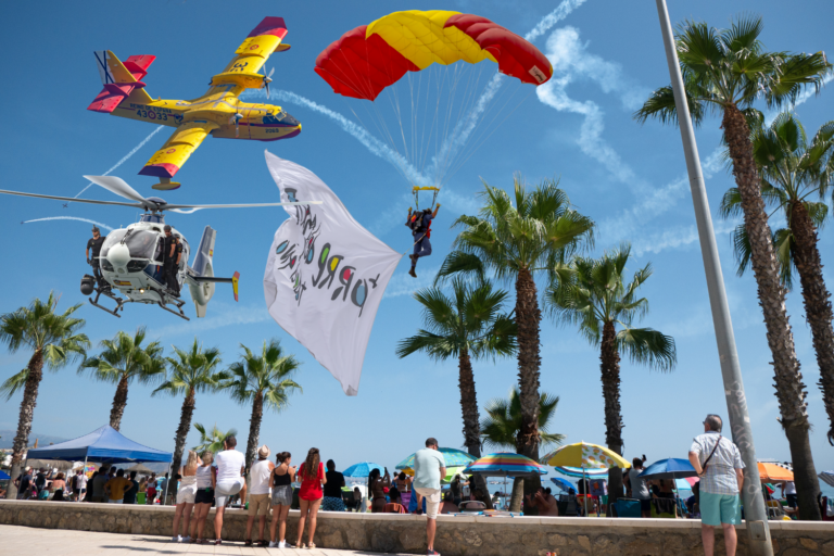 Stort flyshow i Torre del Mar