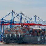 Containerskip hoper seg opp i Málaga