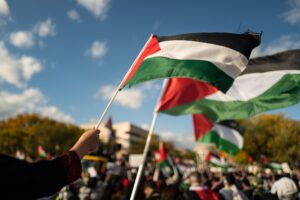 Masseprotester mot Israel stoppet Vuelta-finalen