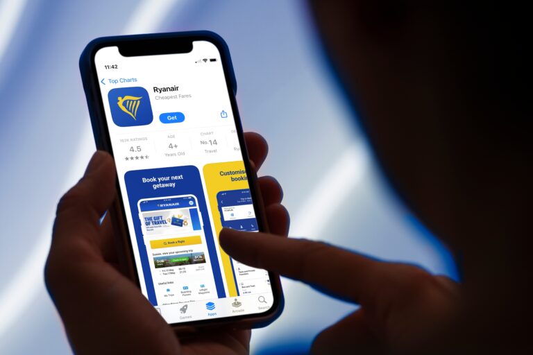 Ryanair 100 % digital på Málaga flyplass