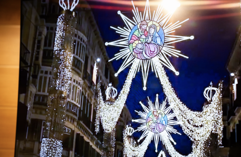 Toppkarakterer for julelysene i Málaga